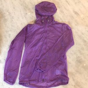 Purple Pokadot Nike Running Jacket
